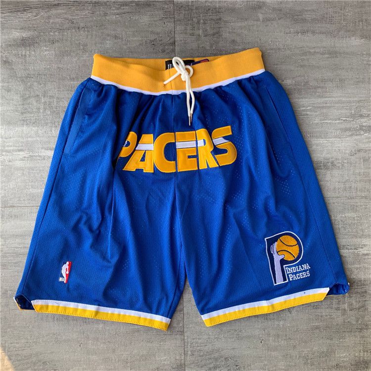 Cheap Men NBA 2021 Indiana Pacers Blue Shorts